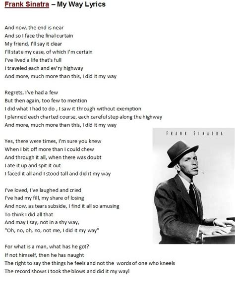 my way lyrics|my way lyrics deutsch.